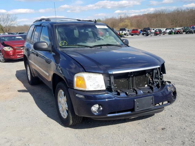 1GKDT13S972191609 - 2007 GMC ENVOY BLUE photo 1