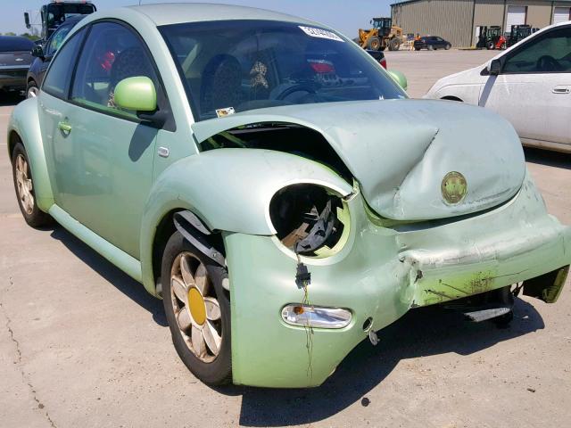 3VWCF21C3YM430210 - 2000 VOLKSWAGEN NEW BEETLE GREEN photo 1