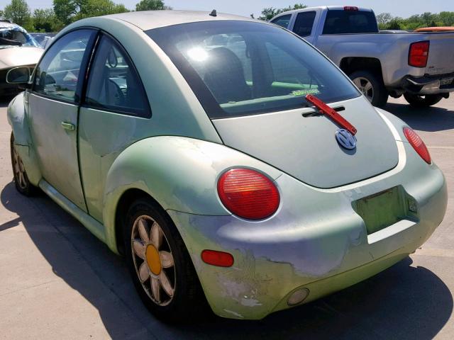 3VWCF21C3YM430210 - 2000 VOLKSWAGEN NEW BEETLE GREEN photo 3