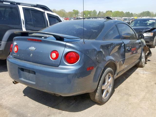 1G1AL15F667864395 - 2006 CHEVROLET COBALT LT BLUE photo 4