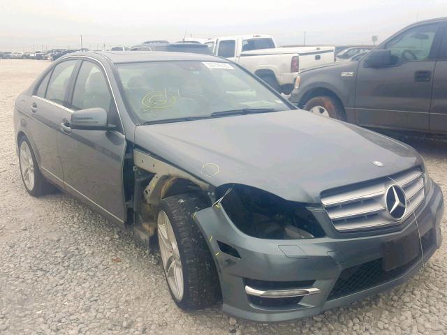 WDDGF4HB4CR202906 - 2012 MERCEDES-BENZ C 250 GRAY photo 1