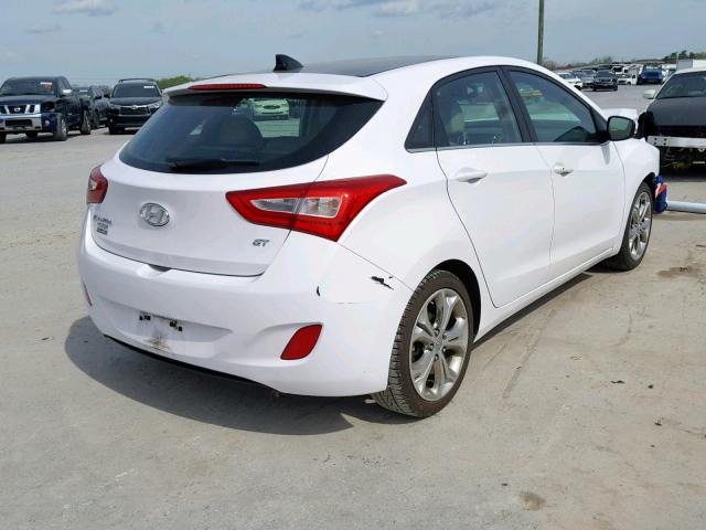 KMHD35LH7FU248086 - 2015 HYUNDAI ELANTRA GT WHITE photo 4