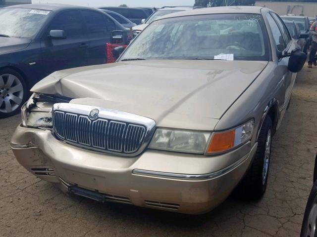 2MEFM74W0YX744344 - 2000 MERCURY GRAND MARQ BROWN photo 2