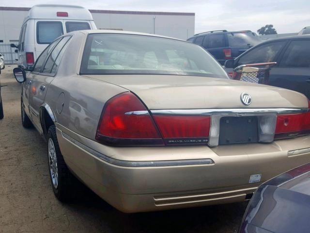 2MEFM74W0YX744344 - 2000 MERCURY GRAND MARQ BROWN photo 3