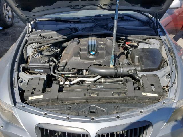 WBAEK73445B328344 - 2005 BMW 645 CI AUT SILVER photo 7