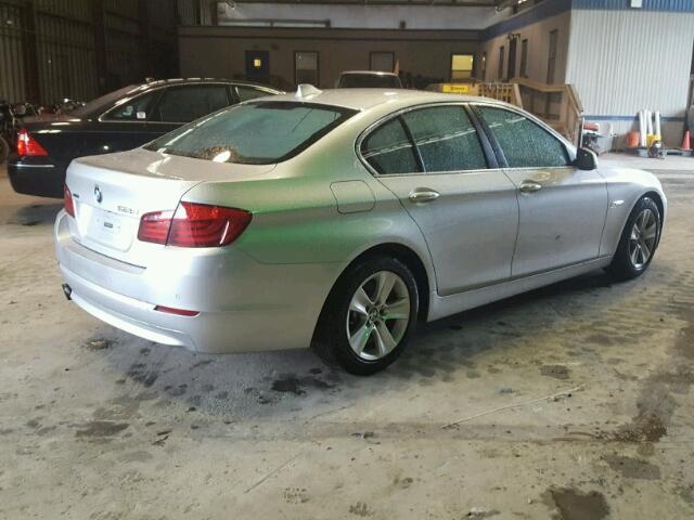 WBAXH5C53DD109558 - 2013 BMW 528 XI SILVER photo 3