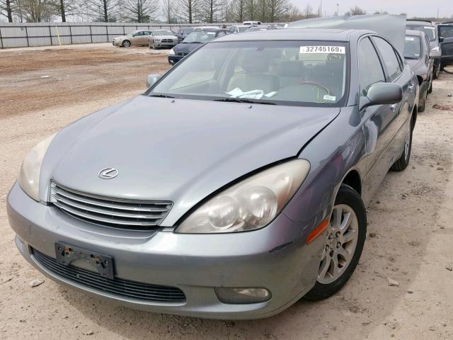 JTHBF30G320081843 - 2002 LEXUS ES 300 GRAY photo 2