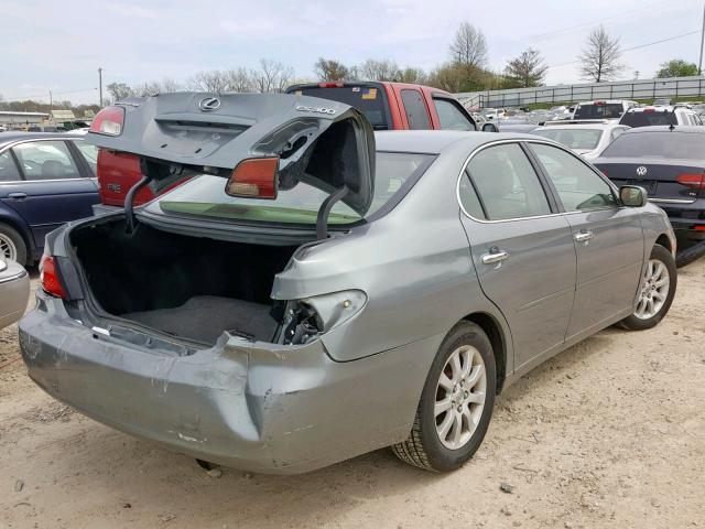 JTHBF30G320081843 - 2002 LEXUS ES 300 GRAY photo 4