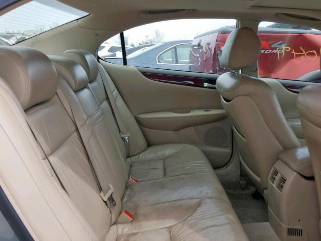 JTHBF30G320081843 - 2002 LEXUS ES 300 GRAY photo 6