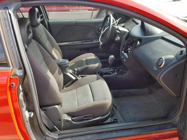 1G8AN15F96Z132181 - 2006 SATURN ION LEVEL RED photo 5
