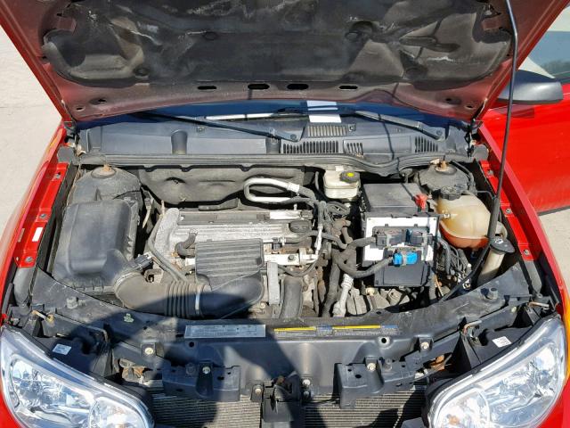 1G8AN15F96Z132181 - 2006 SATURN ION LEVEL RED photo 7