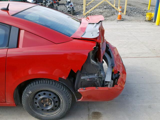 1G8AN15F96Z132181 - 2006 SATURN ION LEVEL RED photo 9