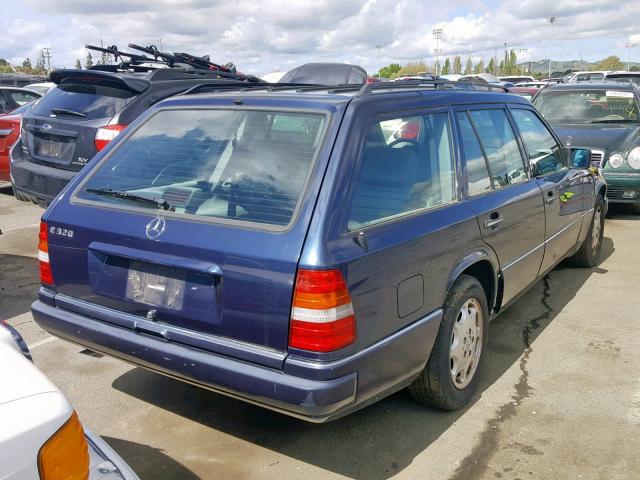 WDBEA92E4SF299023 - 1995 MERCEDES-BENZ E 320 BLUE photo 4