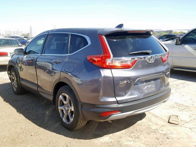 2HKRW2H85JH602487 - 2018 HONDA CR-V EXL GRAY photo 3