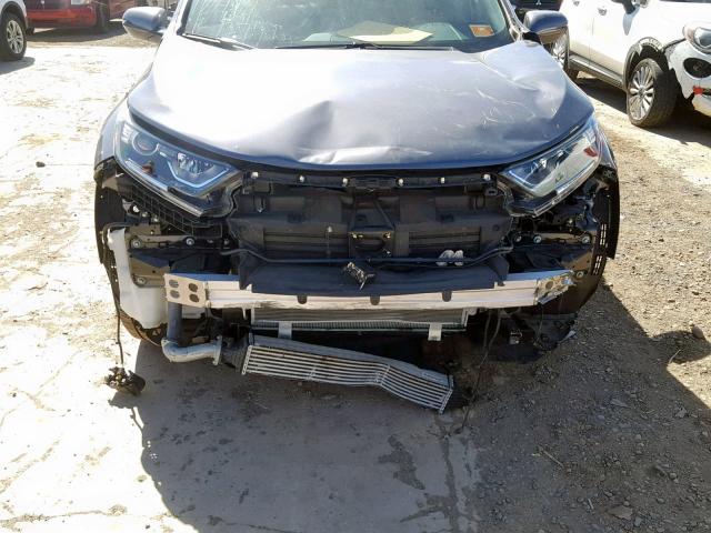 2HKRW2H85JH602487 - 2018 HONDA CR-V EXL GRAY photo 9