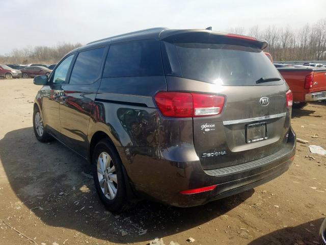 KNDMB5C1XG6158964 - 2016 KIA SEDONA LX  photo 3