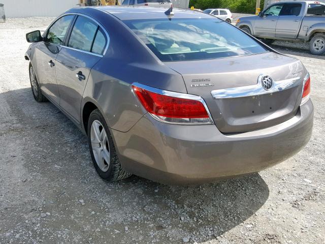 1G4GA5ED7BF333313 - 2011 BUICK LACROSSE C GRAY photo 3