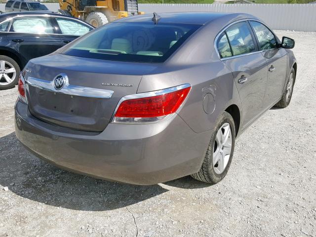 1G4GA5ED7BF333313 - 2011 BUICK LACROSSE C GRAY photo 4