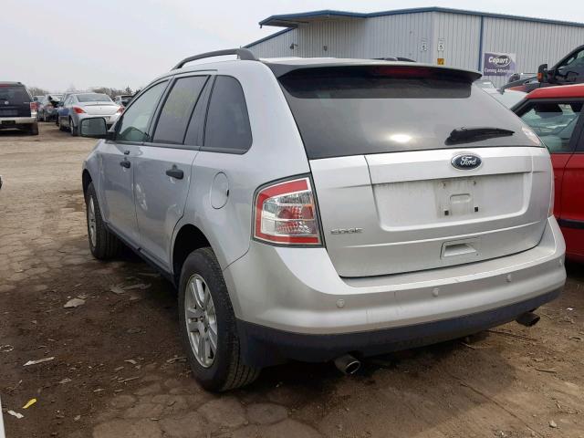 2FMDK3GC1ABA16653 - 2010 FORD EDGE SE SILVER photo 3