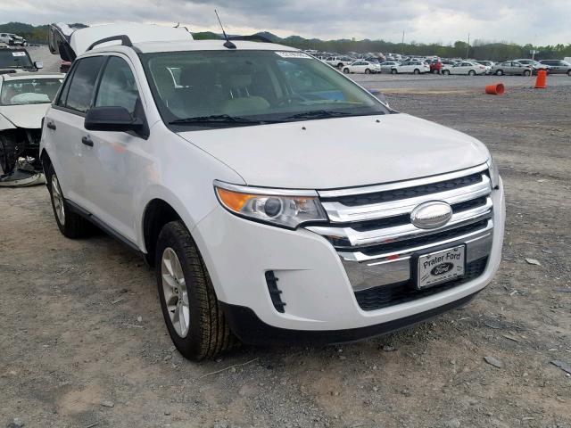 2FMDK3GCXEBA49303 - 2014 FORD EDGE SE WHITE photo 1