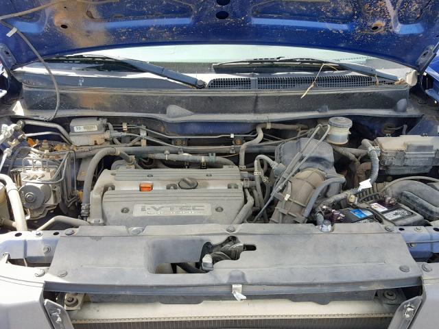 5J6YH18604L011556 - 2004 HONDA ELEMENT EX BLUE photo 7