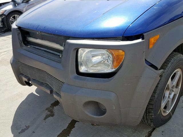 5J6YH18604L011556 - 2004 HONDA ELEMENT EX BLUE photo 9