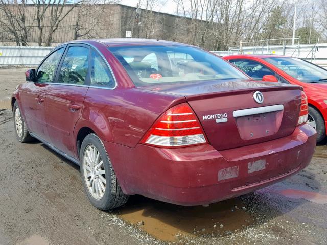1MEFM42135G624741 - 2005 MERCURY MONTEGO PR 红色 照片 3