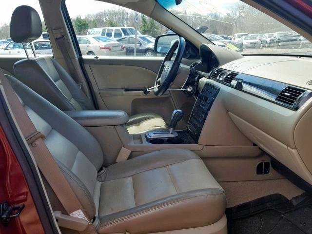 1MEFM42135G624741 - 2005 MERCURY MONTEGO PR 红色 照片 5