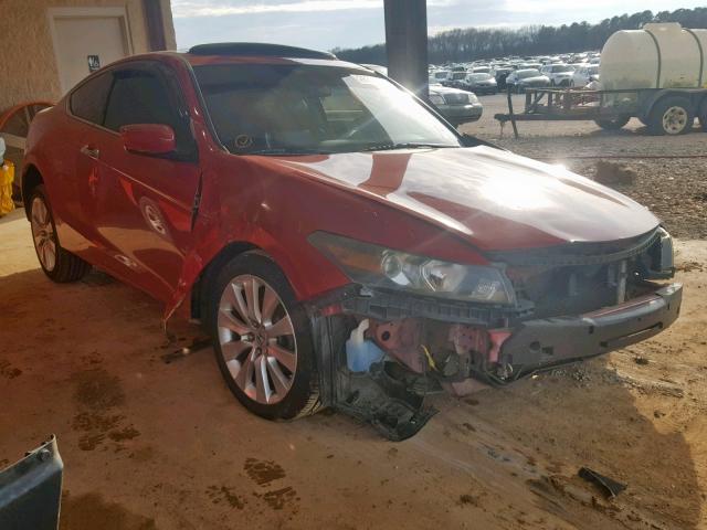 1HGCS22878A003894 - 2008 HONDA ACCORD EXL RED photo 1