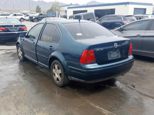 3VWSB69M01M210945 - 2001 VOLKSWAGEN JETTA GLS BLUE photo 3