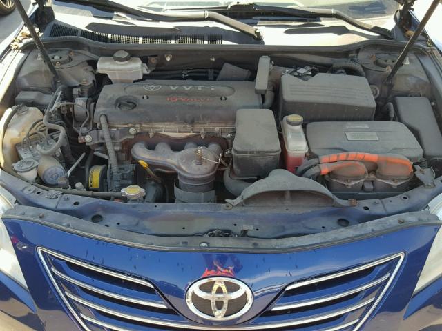 JTNBB46K973027575 - 2007 TOYOTA CAMRY NEW BLUE photo 7