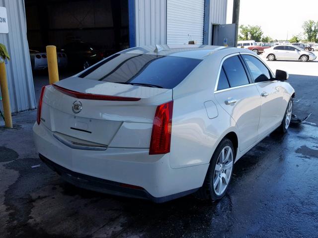 1G6AA5RA2D0142451 - 2013 CADILLAC ATS WHITE photo 4