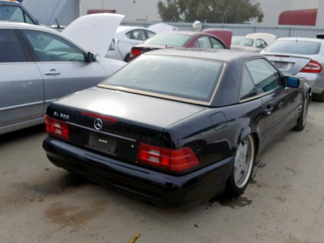 WDBFA76F0WF169662 - 1998 MERCEDES-BENZ SL 600 BLACK photo 4