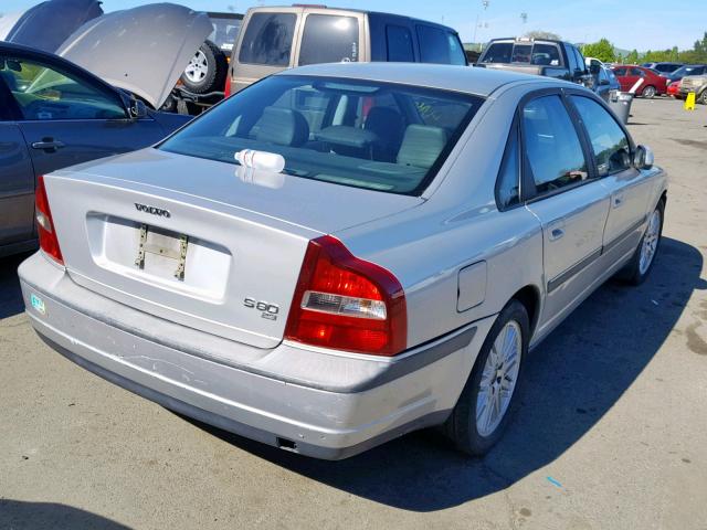 YV1TS92D821240819 - 2002 VOLVO S80 GRAY photo 4