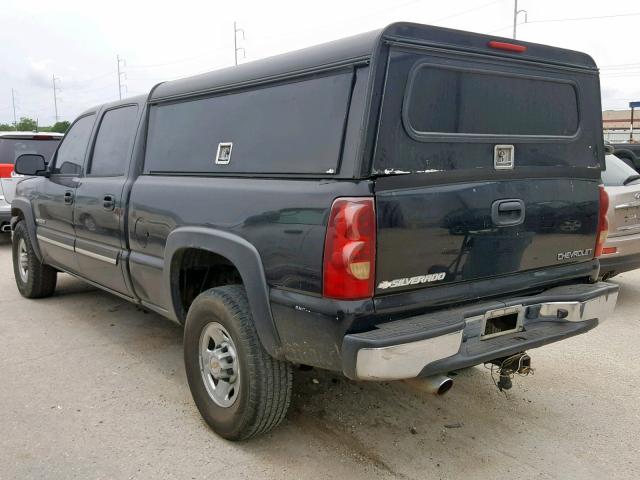 1GCGC13U23F251761 - 2003 CHEVROLET SILVERADO BLACK photo 3