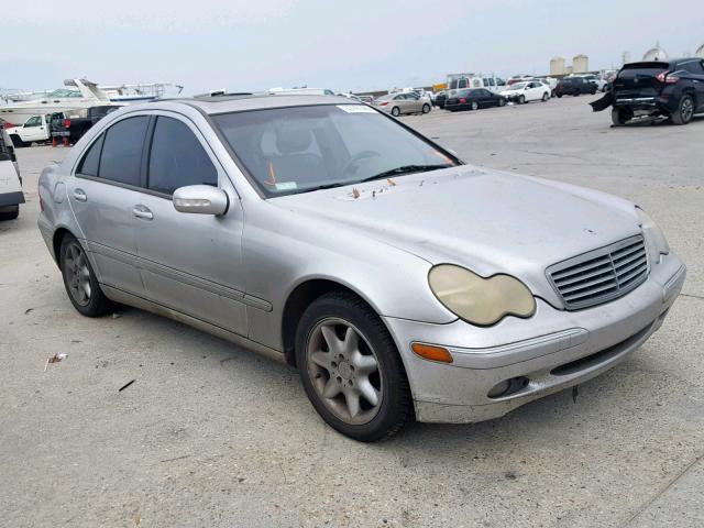 WDBRF61J83F372055 - 2003 MERCEDES-BENZ C 240 SILVER photo 1