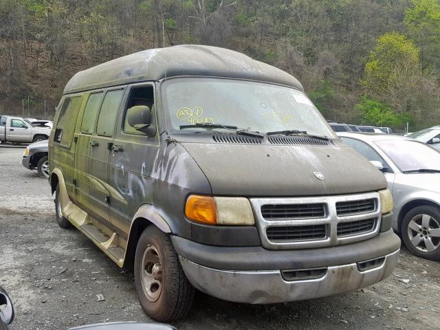 2B6HB11Y21K558900 - 2001 DODGE RAM VAN B1 BLACK photo 9