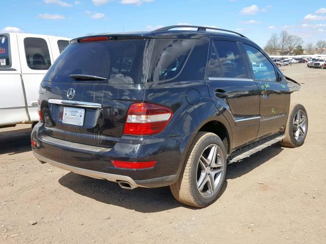 4JGBB5GB5BA638566 - 2011 MERCEDES-BENZ ML 350 BLACK photo 4