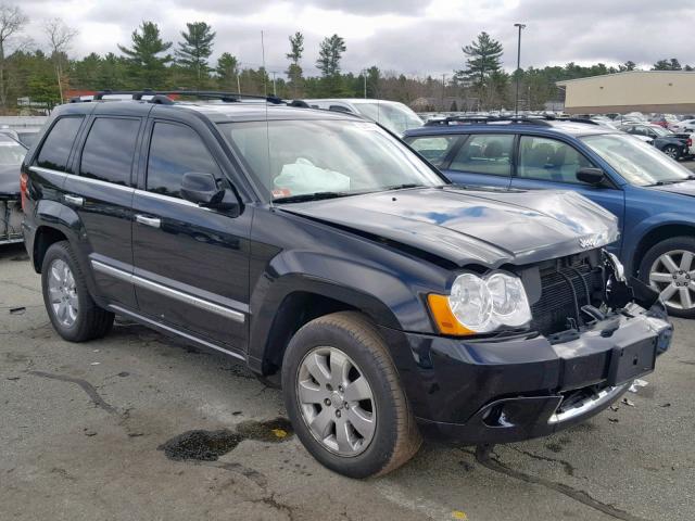 1J8HR68208C154163 - 2008 JEEP GRAND CHER BLACK photo 1