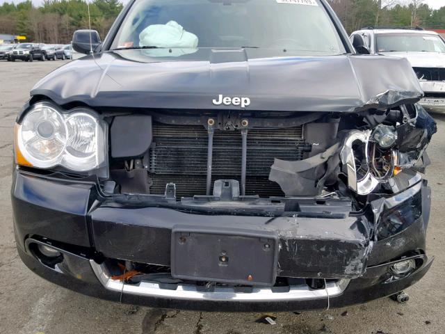 1J8HR68208C154163 - 2008 JEEP GRAND CHER BLACK photo 10