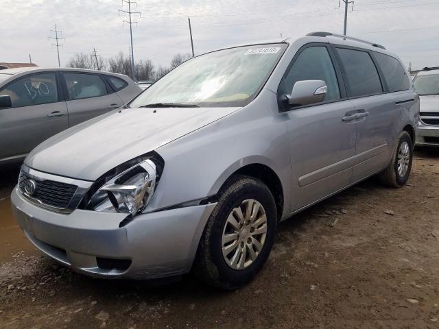 KNDMG4C70B6409970 - 2011 KIA SEDONA LX  photo 2