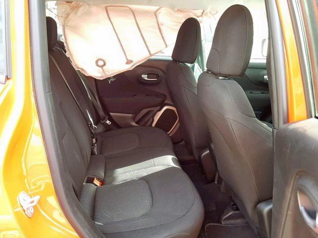 ZACCJAAB9HPF75249 - 2017 JEEP RENEGADE S ORANGE photo 6