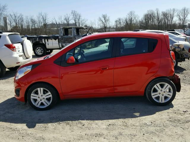 KL8CB6S94FC753536 - 2015 CHEVROLET SPARK LS RED photo 9