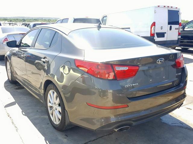 5XXGN4A72EG310563 - 2014 KIA OPTIMA EX BROWN photo 3