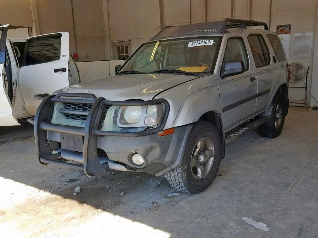 5N1ED28T83C692835 - 2003 NISSAN XTERRA XE SILVER photo 2