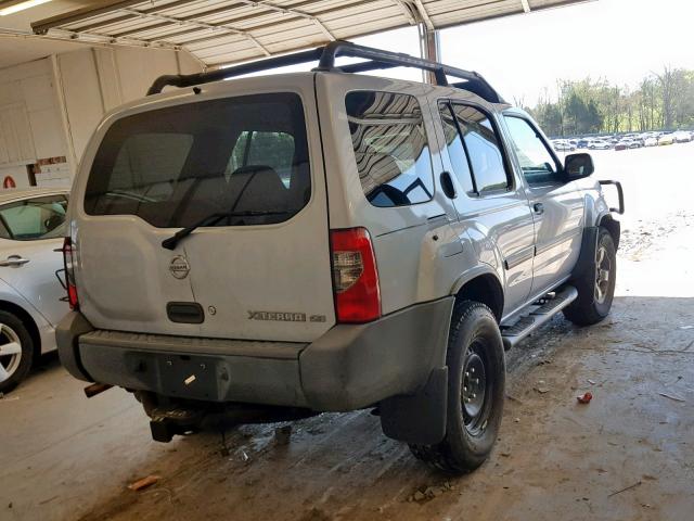 5N1ED28T83C692835 - 2003 NISSAN XTERRA XE SILVER photo 4