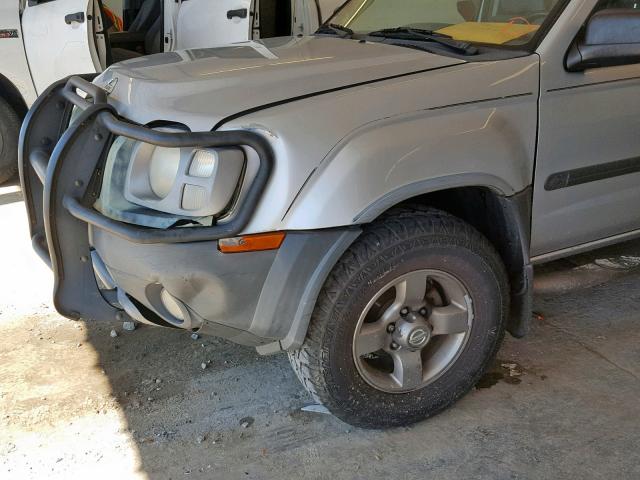 5N1ED28T83C692835 - 2003 NISSAN XTERRA XE SILVER photo 9