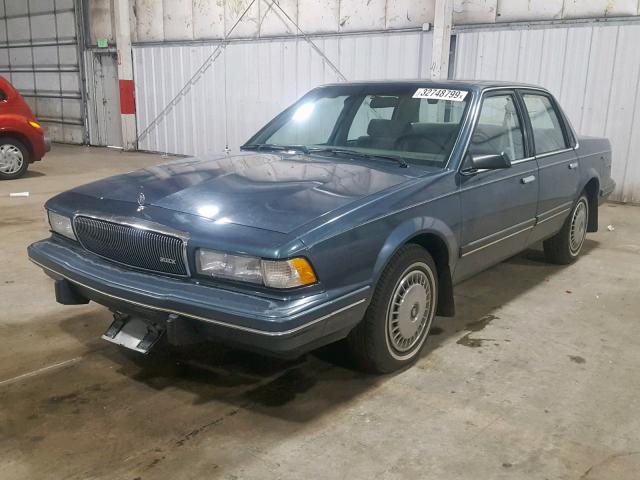 1G4AG55M0S6511096 - 1995 BUICK CENTURY SP BLUE photo 2