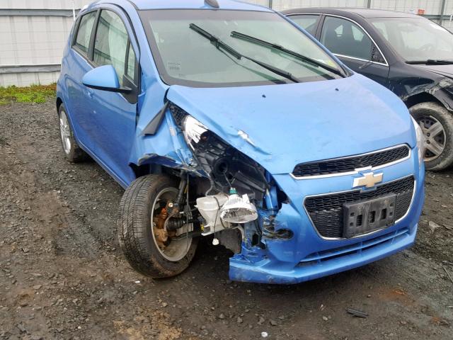 KL8CB6S99FC742130 - 2015 CHEVROLET SPARK LS BLUE photo 1