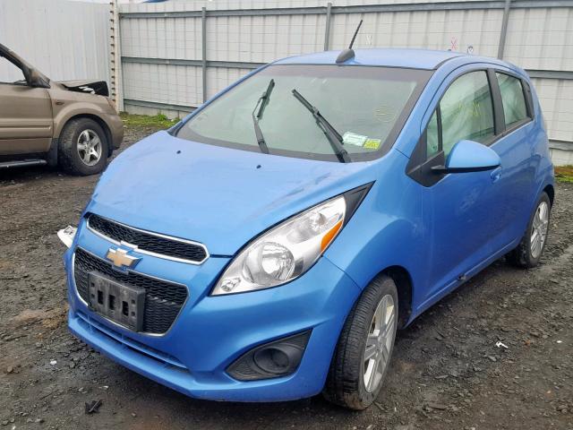 KL8CB6S99FC742130 - 2015 CHEVROLET SPARK LS BLUE photo 2